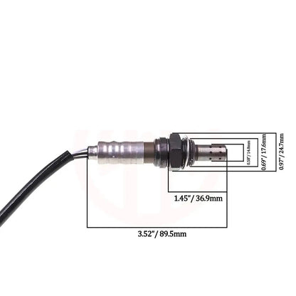 Sensor de oxígeno Lambda O2 aguas abajo Z601-18-861 Z601-18-861A Z601-18-861B para Mazda 3 1.6L 2.0L 2.3L 2003 2004 2005 2006-2009