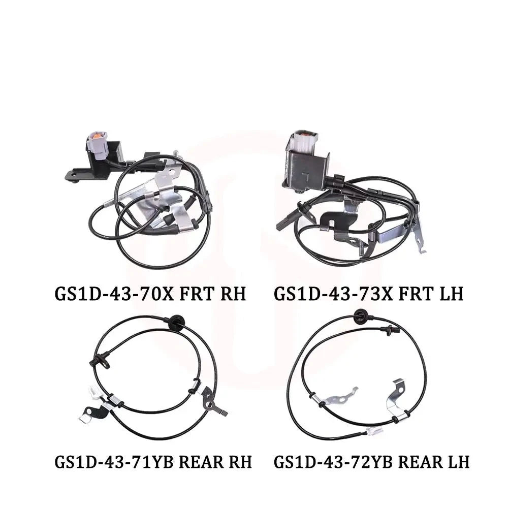 Sensor ABS de velocidad de rueda delantera, trasera, izquierda y derecha para Mazda 6 2,0 2.2L 2007 2008-2013 GS1D-43-70X / GS1D-43-73X / GS1D-43-71Y / GS1D-43-72Y