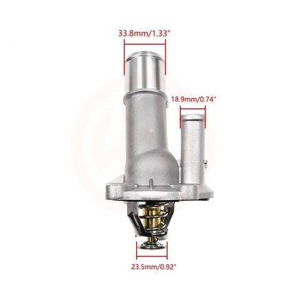 Termostato de refrigerante de motor de aluminio, salida de agua para Mazda 3 5 MX-5 Miata 2004-2006-2014 LF7015170 / LF70-15-170 / 143-0838