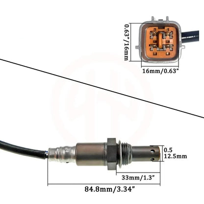 Sensor Lambda relación aire-combustible O2 Sensor de oxígeno N3H3-18-861B 250-54031 para Mazda RX-8 RX8 1.3L 04-08N3H3188G1A y N3H118861B