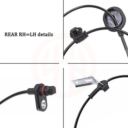 Sensor ABS de velocidad de rueda delantera trasera izquierda derecha para Mazda 6 2013 2014 2015 2016 2.5L OE GV9B-43-70X / GV9B4370X / GV9B-43-71Y / GV9B4371Y