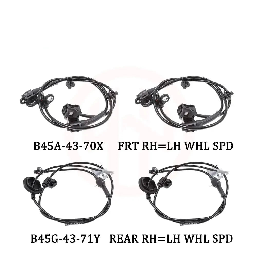 Sensor ABS de velocidad de rueda delantera trasera izquierda derecha para Mazda 3 2014 2015 2016 2017 2018 2.0L 2.5L B45G-43-71Y / B45A-43-70X BJS7-43-71Y