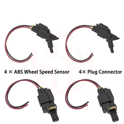 Sensor de velocidad de rueda delantera trasera izquierda y ABS derecho para Ford Focus Volvo Mazda 3 5 2004-2015 BP4K-43-701A BP4K-43-711A BP4K-43-711B