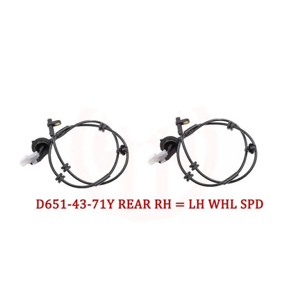 Sensor ABS de velocidad de rueda delantera, trasera, izquierda y derecha,  para Mazda 2 1.5L 2011 2012 2013 2014 D651-43-70XB / D651-43-71YA 265007992 265007994