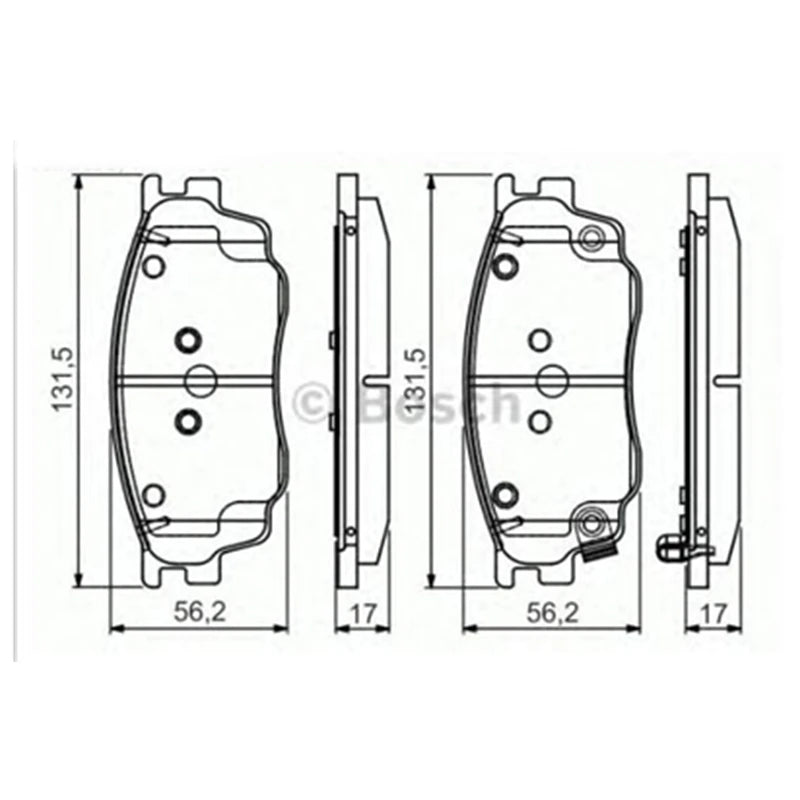 Pastillas de freno delantero de alta calidad para Mazda 6 2002 a 2008 GG GJYA-33-23Z