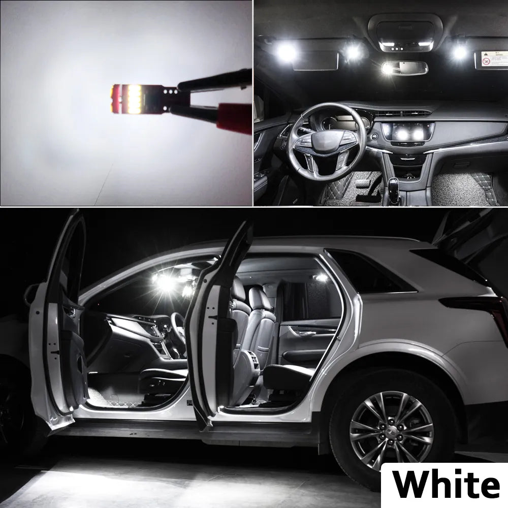 Kit de luces LED Canbus para el interior del mapa, la cúpula y el maletero, Lámpara de matrícula para Mazda CX-9 2007-2018 2019-2023