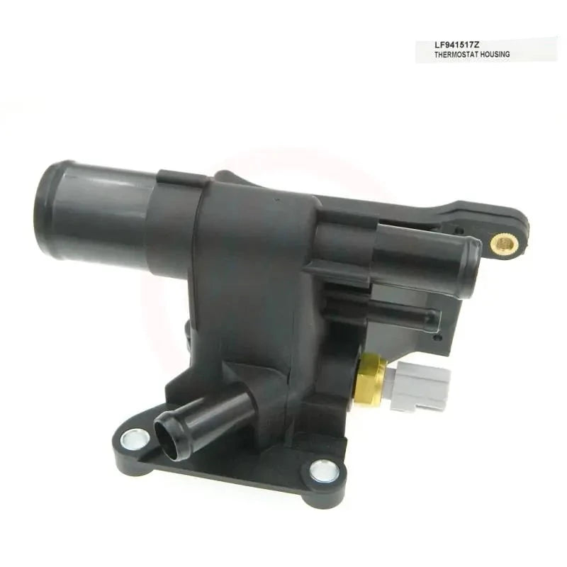 Carcasa del termostato del refrigerante del motor de salida de agua + Sensor para Mazda 3 6 5 CX-7 2006-2013 2.0L 2.3L 2.5L LF941517Z LF94-15-17Z