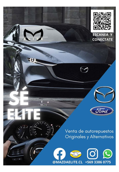 Burlete Cinta de ventana de vidrio exterior de la puerta para Mazda 3 2008-2013 BL sedán de 4 puertas.