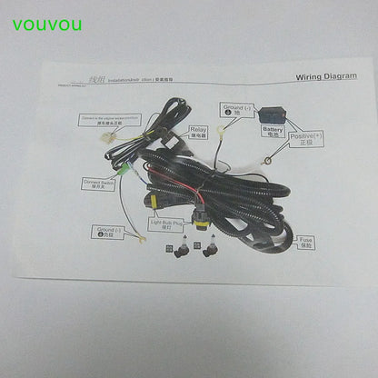 Luces antiniebla Neblineras con cable e interruptor para Mazda 3 2006-2008 BK 51-680