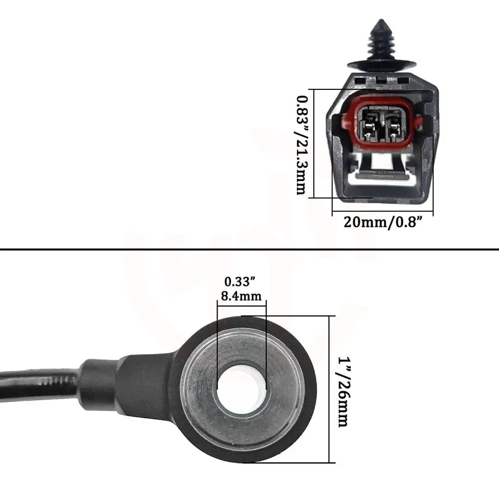 Sensor de detonación de golpe para Ford c-max Edge Escape Explorer Focus Fusion Mazda 3 5 6 CX-7 Tribute 1S7Z12A699BA / 1S7Z12A699BB