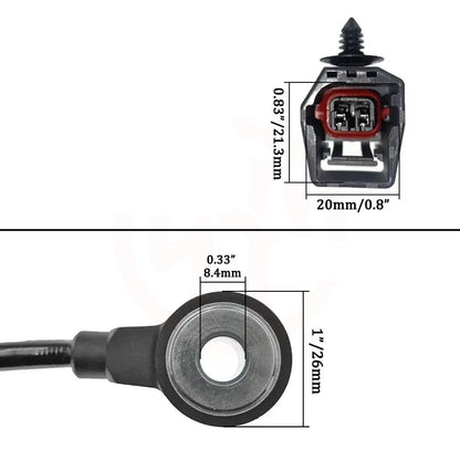 Sensor de detonación de golpe para Ford c-max Edge Escape Explorer Focus Fusion Mazda 3 5 6 CX-7 Tribute 1S7Z12A699BA / 1S7Z12A699BB