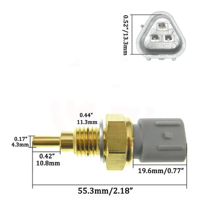 Sensor de temperatura del agua para Toyota Camry Corolla Hiace Paseo Yaris Mazda MX-5 323 626 BT-50 Demio MPV 89422-16010 8942222030