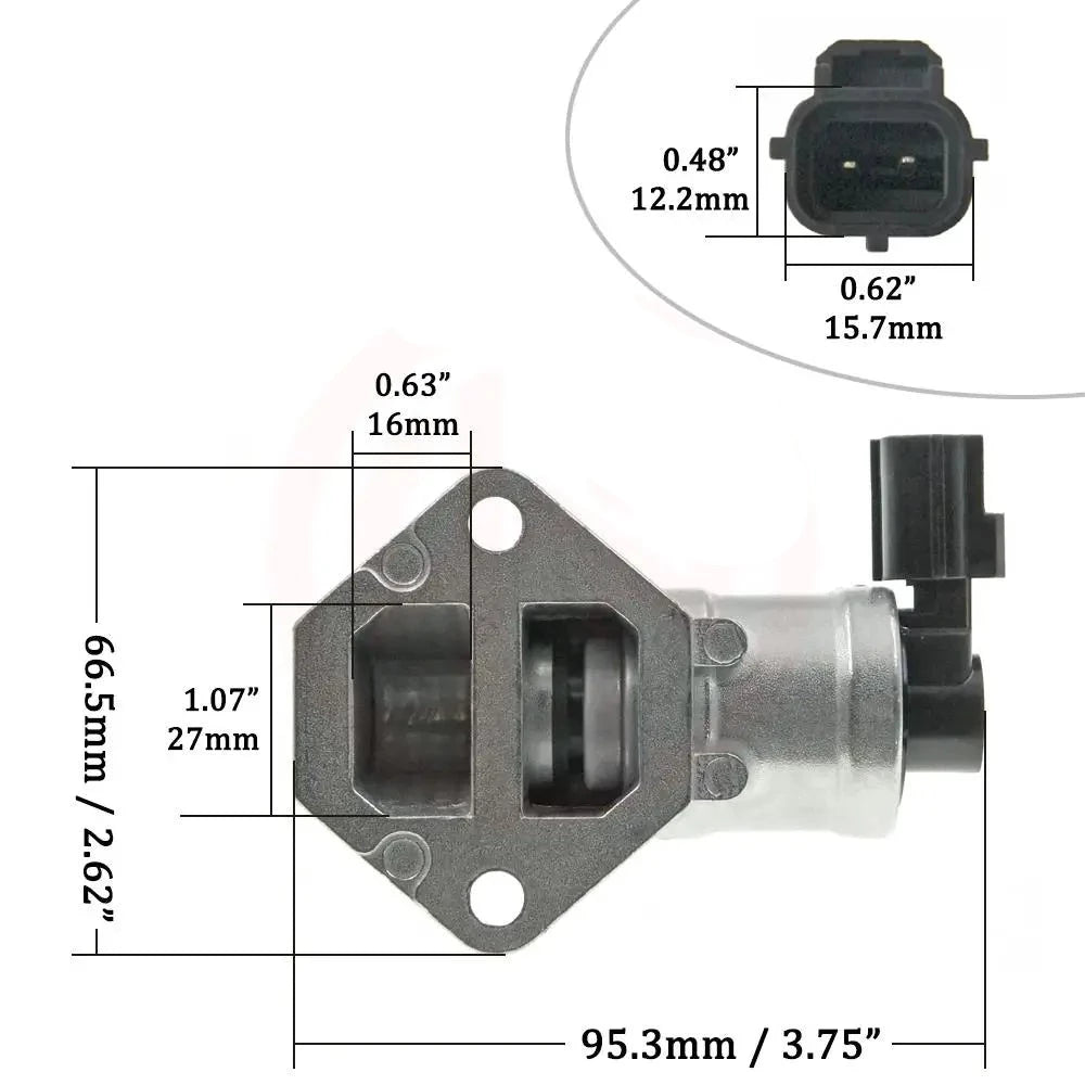 válvula de control de aire inactivo compatible con Mazda 3 Mazda 5 Ford ZJ01-20-660 3F1Z9F715AA 3F1E9F715AB 3F1E9F715AC 100772 ZJ0120660