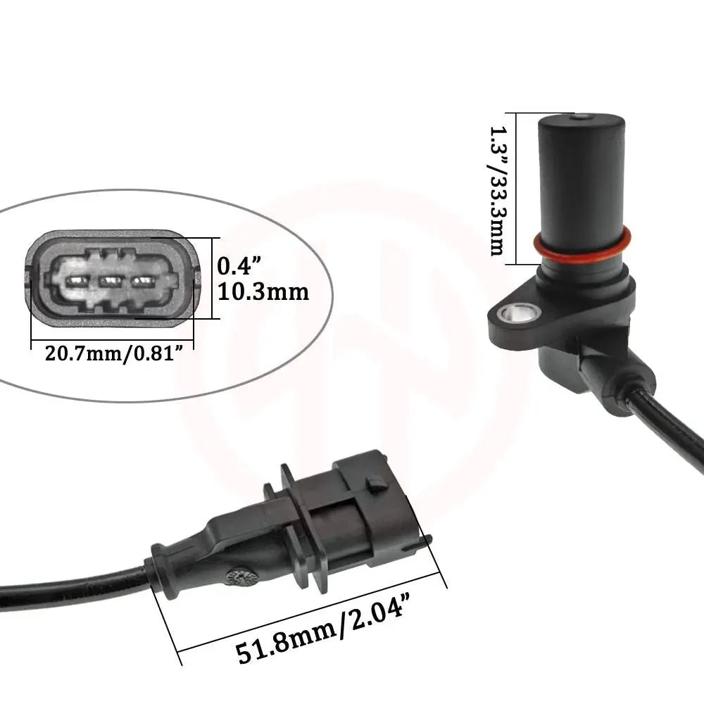 Sensor de posición del cigüeñal compatible con Ford Ranger 2.5L 3.0L / Mazda BT-50 06-11 OEM 0281002820 / WLBD18221 / 55220973