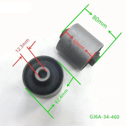 Buje de goma de brazo de control inferior de suspensión delantera para Mazda 6 2002-2008 GG GY. GJ6A-34-460,