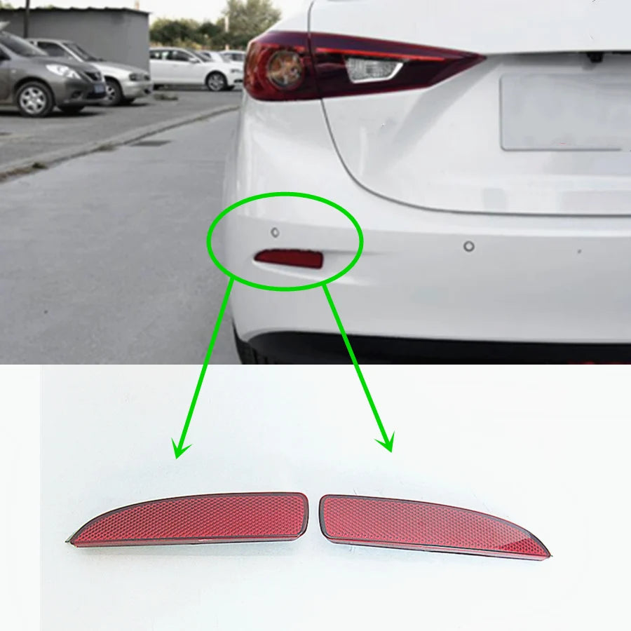 Lampara reflectora de parachoques trasero para Mazda 3 Axela 2013-2016 BM