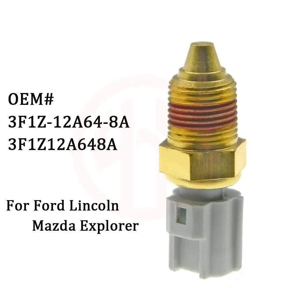 Sensor de temperatura del agua del refrigerante del motor compatible con Ford Lincoln MAZDA Mercury F5AF12-A648-AA F5AZ12A648AB 3F1Z12A648A F5AF12A648AA