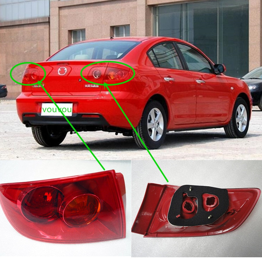 Red Rear Lamp Lantern Mazda 3 2004-2010 BK sedan