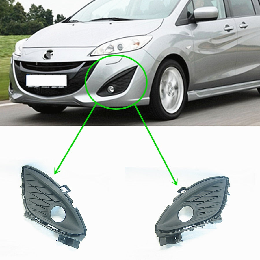 Tapa Cover Base Luces Neblineras Parachoques Delantero Izquierdo Derecho para Mazda5 2011-2016 CW Premacy 50-C11 / 50-C21