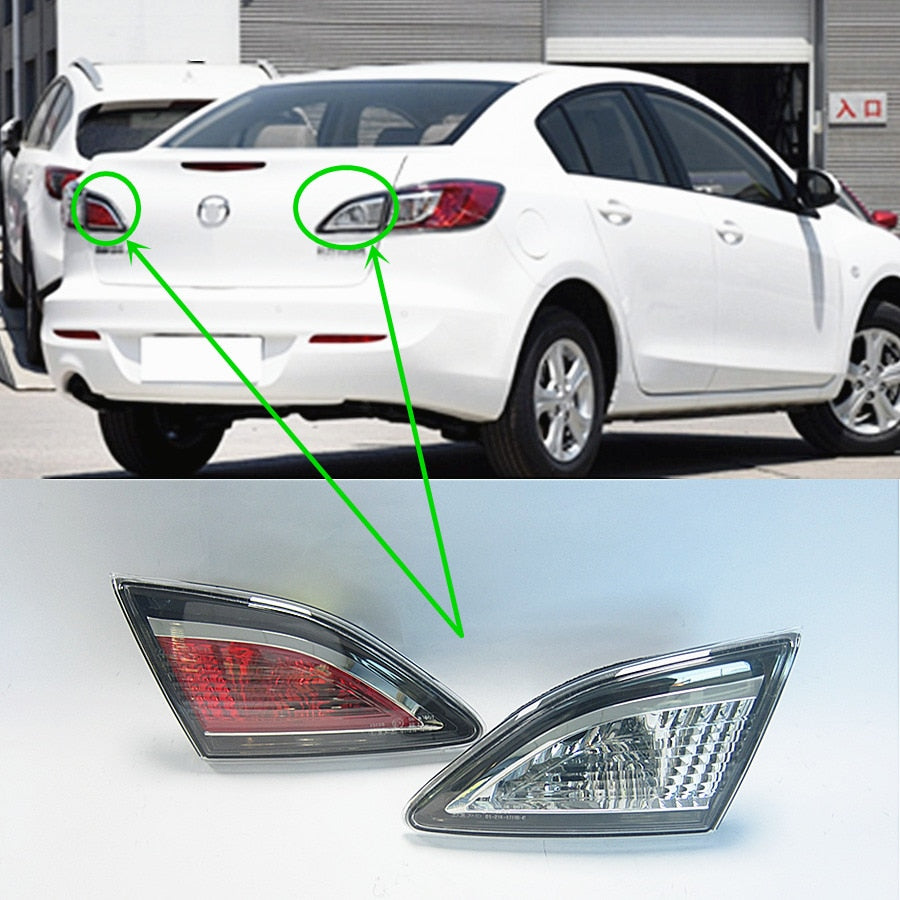 DEPO Left Right Internal Rear Lamp Light for Mazda3 2007-2012 BL sedan 51-3G0/51-3F0