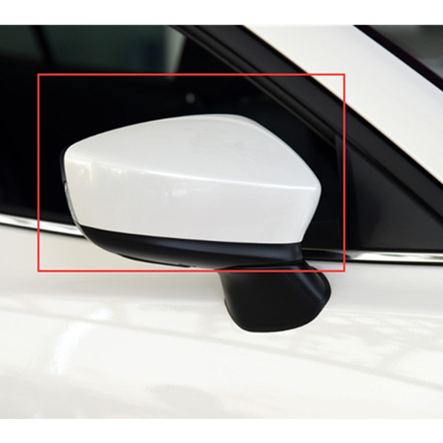 Left Right Rearview Mirror Cover Cap for Mazda3 AXELA 2013-2016 BM BKC3-69-1N1 / BKC3-69-1N7