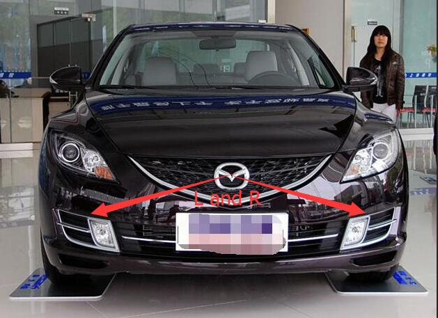 Left Right Fog Light Cover for Mazda 6 GH 2007-2012 Sedan GV7D-50-C23/21/22 GV7D-50-C13