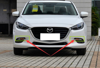 Lámpara de señal de giro del parachoques delantero de la carrocería del coche para Mazda 3 2016 a 2018 BN