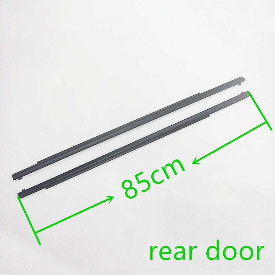 Front Rear Side Glass Door Weatherstrip for Mazda3 2004-2008 BK Hatchback 5 Doors BP4K-50-640A / BP4K-50-650 / BP4K-50-660 / BP4K-50-670