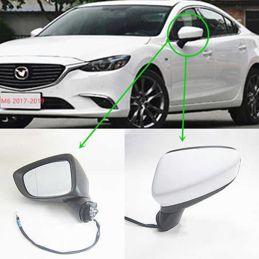 Rearview Mirror Base with blind spot function for Mazda6 2017-2019 GJ 9 pin BSM GW2F-69-18ZX / GW2F-69-12ZX