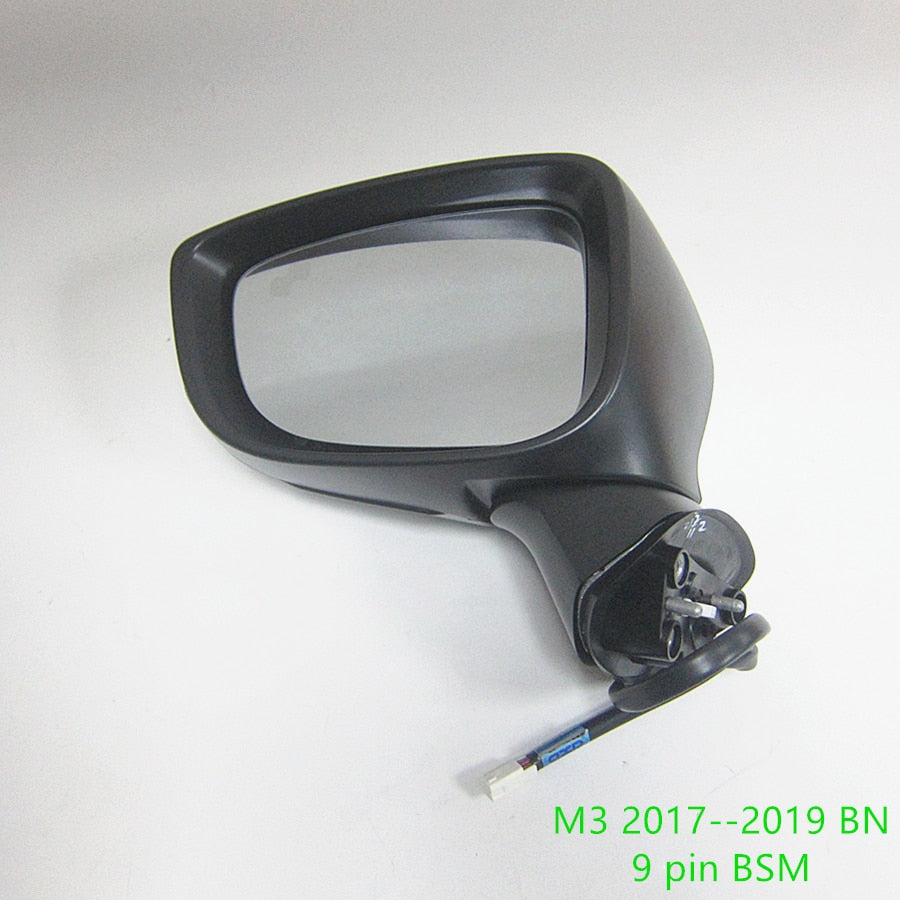 Left Right Folding Mirror with Heating with Blind Spot with Lamp for Mazda3 2016-2019 BN Axela BAPL-69-12Z / BAPL-69-18Z